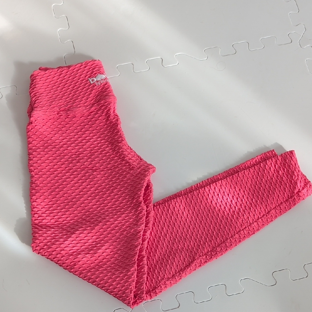 Booty By Brabants Light Pink Croco Leggings